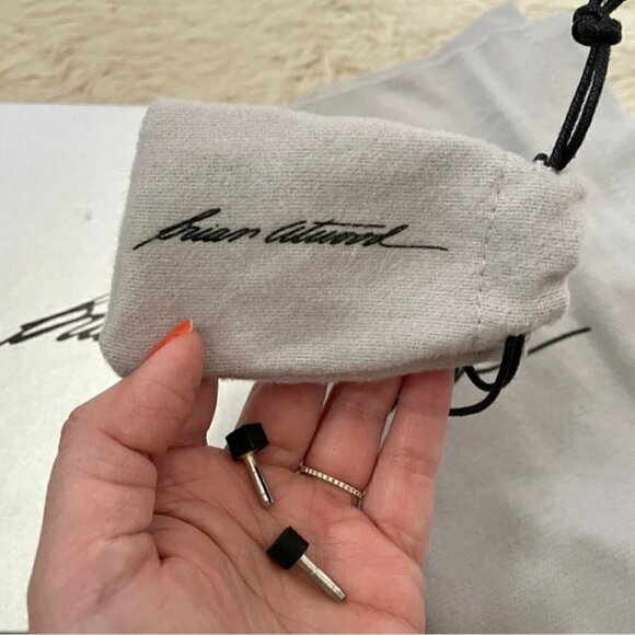 Brian Atwood White Lilith Snakeskin Leather Leopard Print Slingback Pumps - 5US - Picture 12 of 16